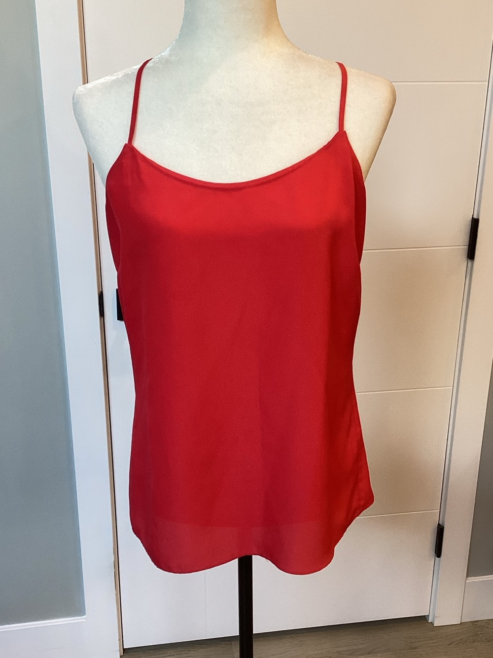 J. Crew Red Spaghetti Strap Camisole